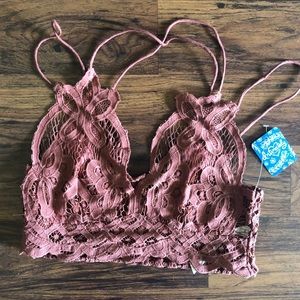 Free People mauv bralette